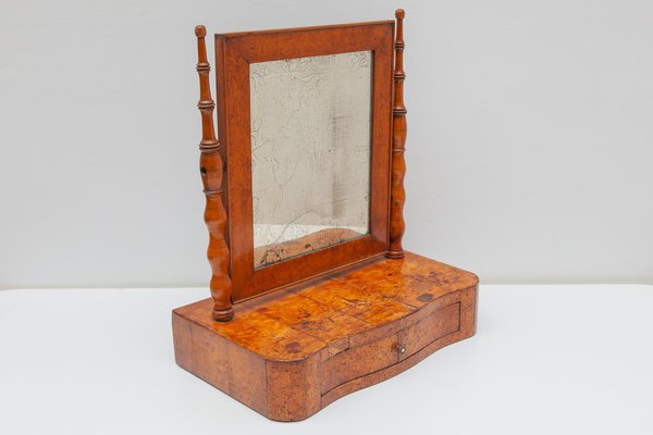 Biedermeier Burl Wood Mirror Biedermeier Burl Wood Mirror