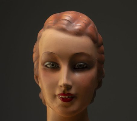 Vintage Female Mannequin Head, 1960s for sale at Pamono