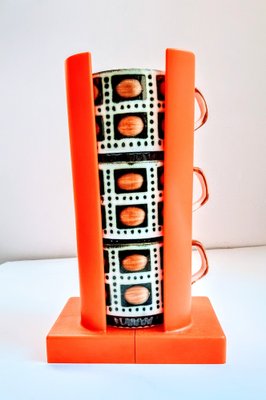 Space Age Plastic Cup Stand from Schumm, 1960s-1970s for sale at Pamono