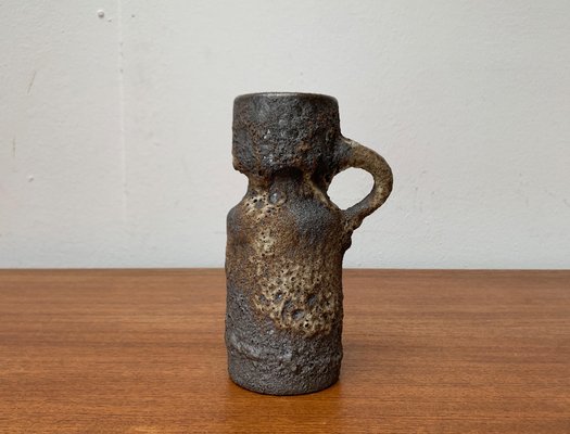 Brutalistische Mid-Century WGP Fat Lava Vase von Jopeko