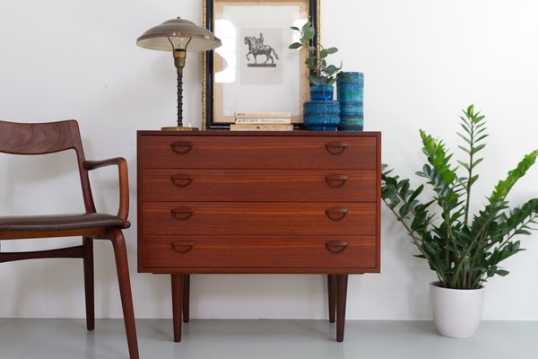 studie koloni Serrated Vintage Danish Teak Chest of Drawers by Kai Kristiansen for FM, 1960s for  sale at Pamono