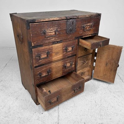 Japanese Isho Dansu With Secret Drawer - Taisho Period Japanese Isho Dansu With Secret Drawer - Taisho Period
