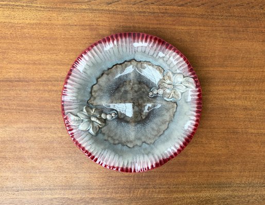 Large Mid-Century Eastern German GDR Pottery Bowl from Strehla