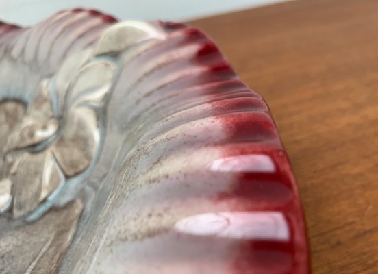 Large Mid-Century Eastern German GDR Pottery Bowl from Strehla