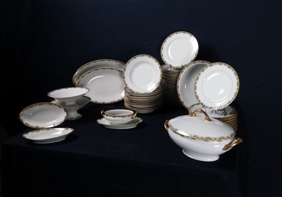 【USED美品】LIMOGES es Boyer スーピエール Table Service in Limoges Porcelain by Betoule et Legrand