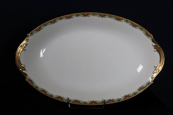 Service De Table Porcelaine Legrand – 30 Pièces, Fait Main, Floral, France