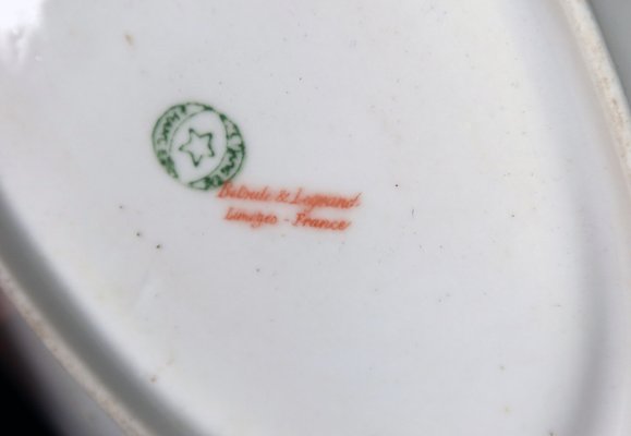 Service De Table Porcelaine Legrand – 30 Pièces, Fait Main, Floral, France