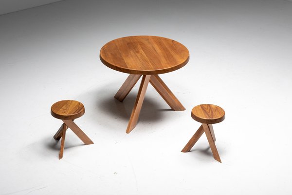 S31 Stool by Pierre Chapo, France, 1970s for sale at Pamono