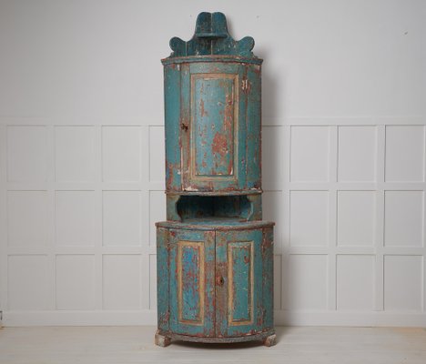 Schwedischer Eckschrank bei Pamono kaufen