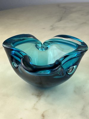 Large Ashtray in Submerged Murano Glass, Italy, 1960s for sale at