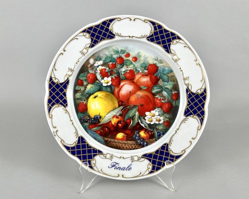 Platos decorativos de porcelana, 1992. Juego de 4 en venta en Pamono