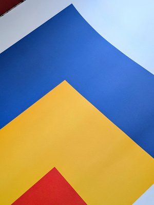 Ellsworth Kelly, Red, Yellow, Blue, Large Lithograph, 1960s for