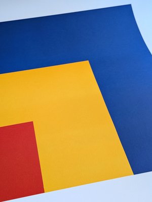 エルズワース・ケリー　リトグラフ Ellsworth Kelly, Red, Yellow, Blue, Large Lithograph, 1960s for
