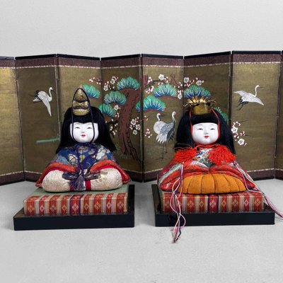 ノリタケ＊陶製 雛人形／親王揃＊Japanese Hina dolls Japanese Hina