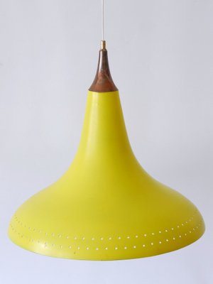 Mid-Century Modern Perforated Aluminium Pendant Lamp, Austria