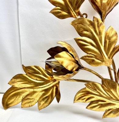 1950s Large Gold Beaded Silk Hong Kong Made Vintage 50s Evening