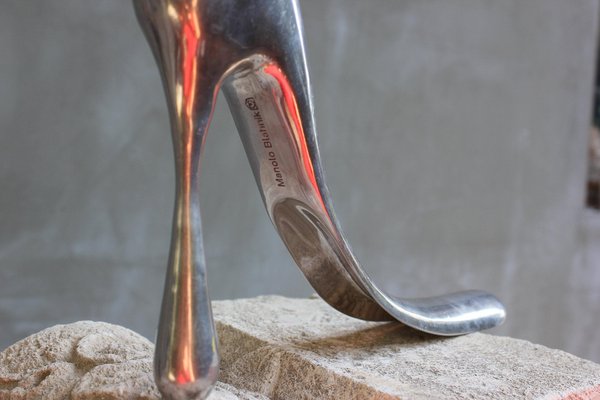 Schuhlöffel aus Aluminiumguss von Manolo Blahnik für Habitat bei 