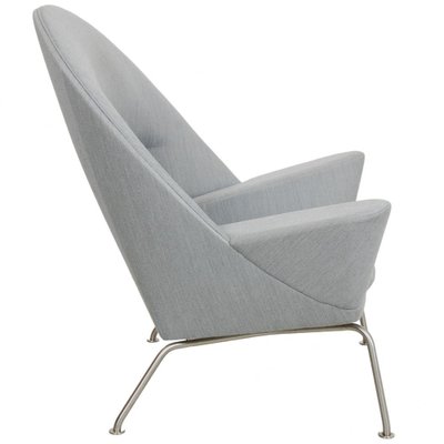 handicappet derefter ulækkert Oculus Chair in Grey Fabric by Hans Wegner for Carl Hansen & Søn for sale  at Pamono