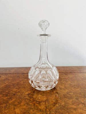Antike viktorianische Karaffe aus geschliffenem Glas, 1880 bei Pamono kaufen