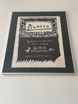 Pablo Picasso, Hand Signed Berlin Exhibition Poster, 1960s, Print