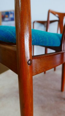 Juliane Chairs in Teak by Johannes Andersen for Uldum Mobelfabrik