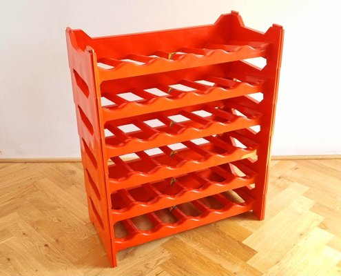 Mid Century Italian Modular Wine Rack 1970s for sale at Pamono