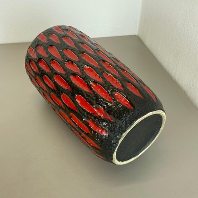 ★１点限り★ FAT LAVA 70‘s 花瓶 by SCHEURICH Large Pottery Fat Lava Strawberry 517-38 Floor Vase from