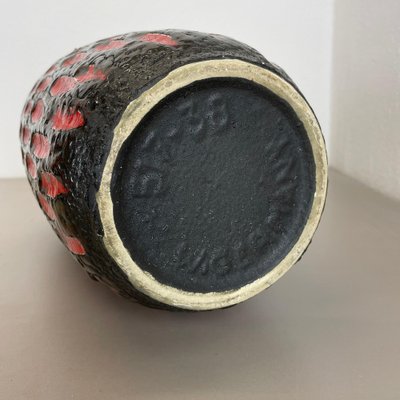 【特大】 Fat Lava Scheurich 495-48 Scheurich 486-48 Huge West German Fat Lava 1970's Floor Vase