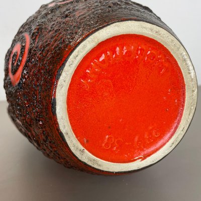 Large Pottery Fat Lava Super Glaze Floor Vase from Scheurich