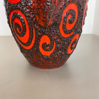 Large Pottery Fat Lava Super Glaze Floor Vase from Scheurich