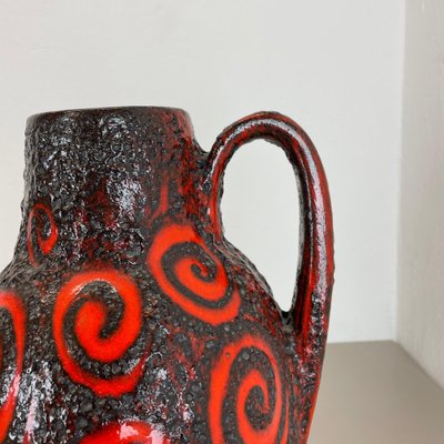 Large Pottery Fat Lava Super Glaze Floor Vase from Scheurich