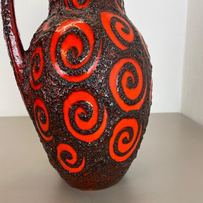 Large Pottery Fat Lava Super Glaze Floor Vase from Scheurich