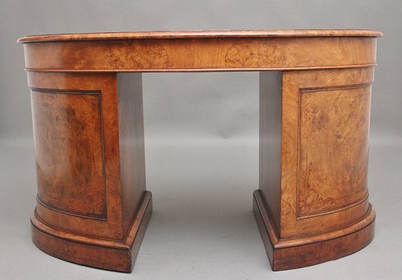 Antique kidney shaped desk for sale deals