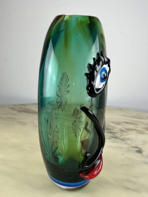 Vintage Murano Glass Vase, 1980s for sale at Pamono