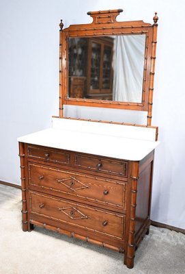 Low dresser with mirror deals