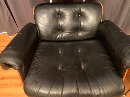 Fauteuil Vert Olive par Martin Stoll, 1970 en vente sur