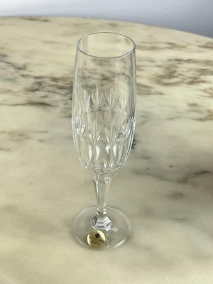 Juego de copas de cristal Bohemia para champagne - 6 unidades
