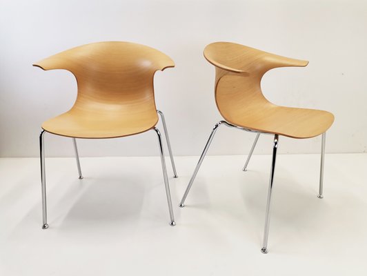 Claus Breinholt Infinity Loop Chair Loop 3D Wood Legs Infiniti