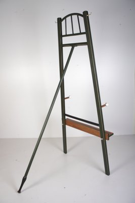 Green Spruce Easel and Chair, 1920s, Set of 15 for sale at Pamono