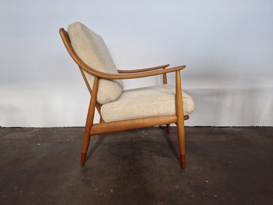 Mid Century Danish Armchair by Peter Hvidt Orla Molgaard Nielsen for France Daverkosen 1960s