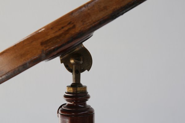 Specchio Da Trucco In Legno Rustico DaizySight - Rettangolare 18.2x25.8cm, Supporto Regolabile 360°, Rosso Marrone - Foto 8