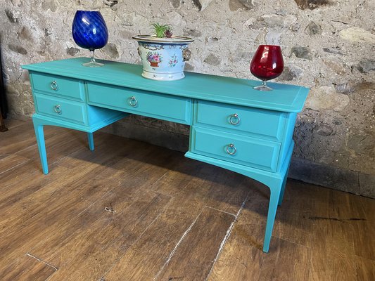 Stag Console Table in Blue