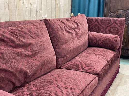 Red 2024 velour couch