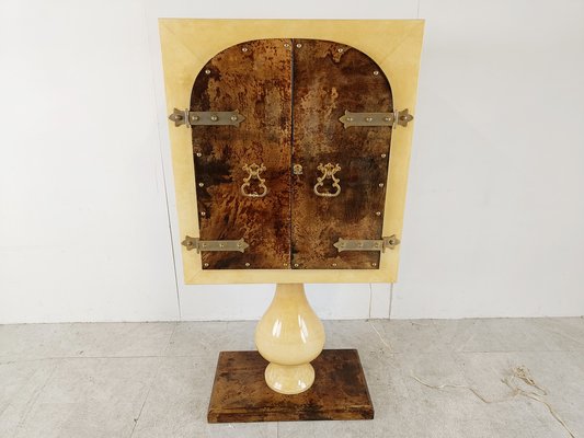 Italian Bar Cabinet by Aldo Tura 1960s for sale at Pamono