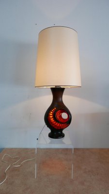 Fat Lava Ceramic Lamp by Walter Gerhards, Germany, 1970s for