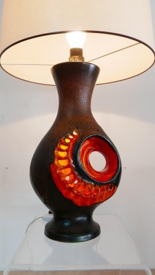 工芸品 70s Fat Lava wave Orange Lava Lamp Fat Lava Ceramic Lamp Fat Lava Ceiling Lamp