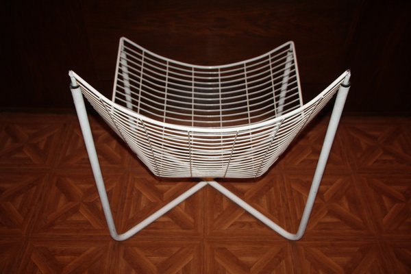 White Metal Jarpen Armchair attributed to Niels Gammelgaard from