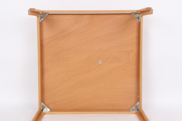 デンマーク　CFC Silkeborg Illum Wilkkeso テーブル Model Plexus Coffee Table in Oak and Fabric by Illum Wikkelsøe for