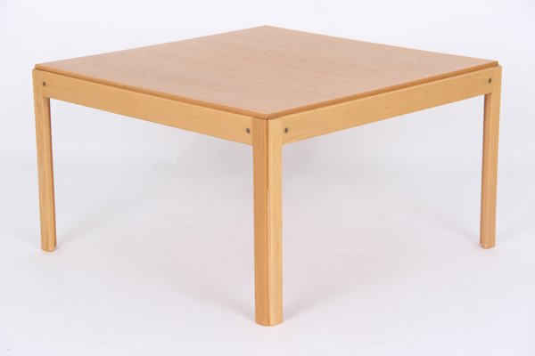 デンマーク　CFC Silkeborg Illum Wilkkeso テーブル Model Plexus Coffee Table in Oak and Fabric by Illum Wikkelsøe for