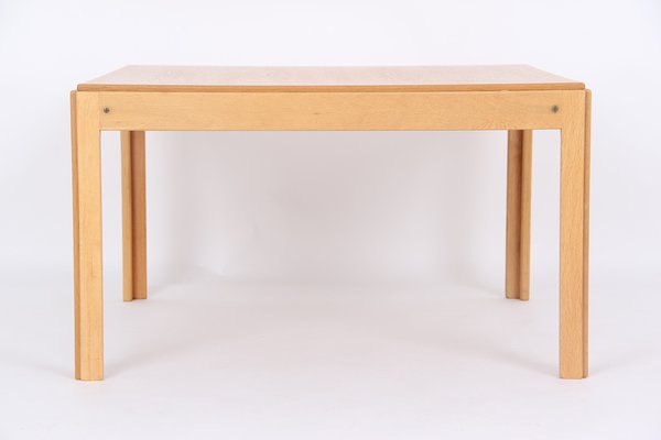 デンマーク　CFC Silkeborg Illum Wilkkeso テーブル Model Plexus Coffee Table in Oak and Fabric by Illum Wikkelsøe for
